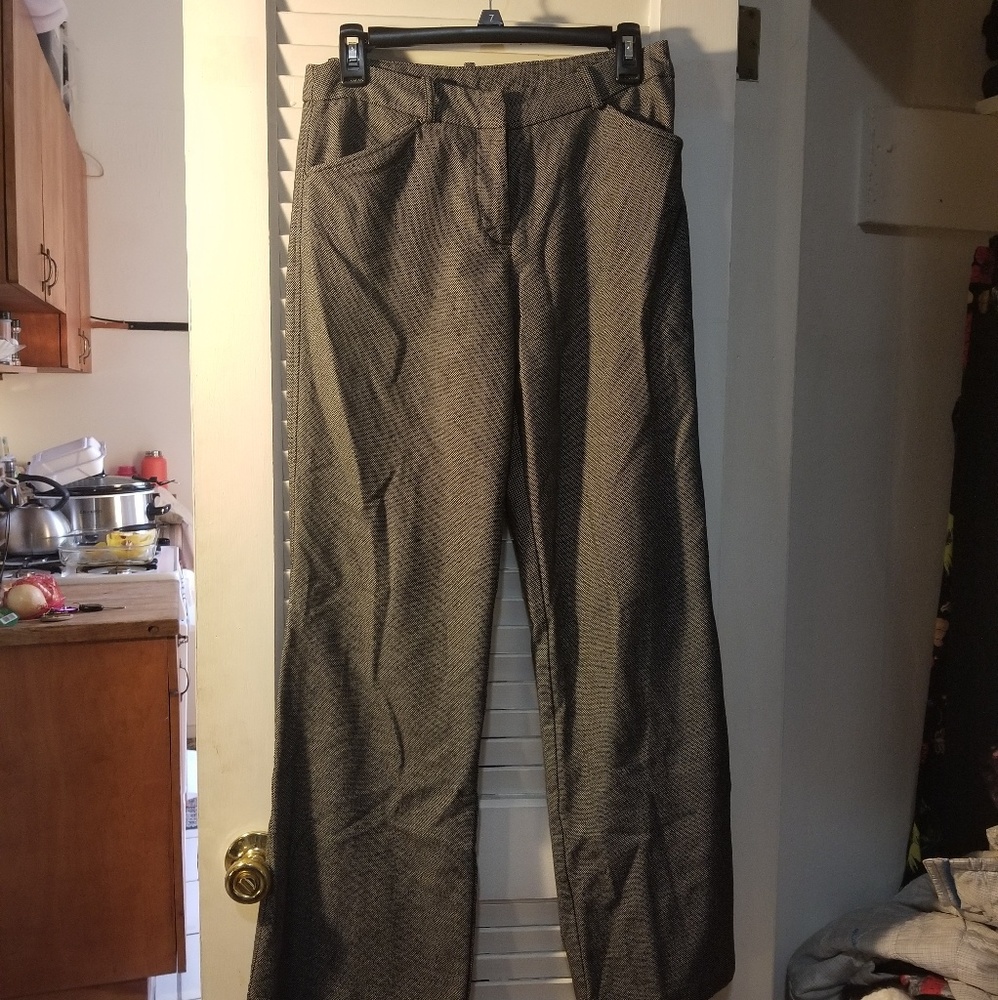 Gray suit pants